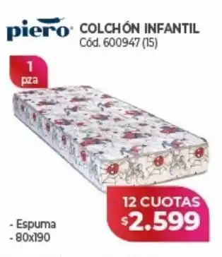 Naldo Lombardi Colchón infantil piero oferta