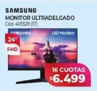 Naldo Lombardi Monitor ultradelgado samsung oferta