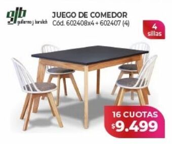 Naldo Lombardi Juego de comedor oferta