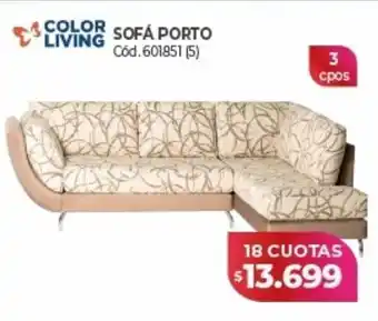 Naldo Lombardi Sofá porto color living oferta