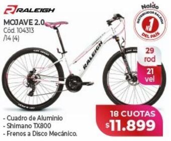 Naldo Lombardi Mojave 2.0 raleigh oferta