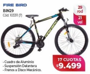 Naldo Lombardi Fire bird bin29 oferta