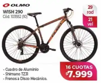 Naldo Lombardi Wish 290 olmo oferta