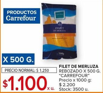 Carrefour Maxi Filet de merluza oferta