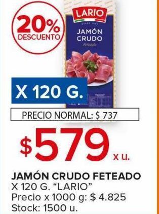 Carrefour Maxi Jamón crudo feteado oferta