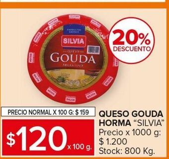 Carrefour Maxi Queso gouda horma oferta