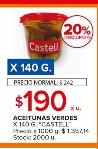 Carrefour Maxi Aceitunas verdes oferta