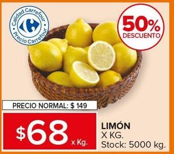 Carrefour Maxi Limon x kg oferta