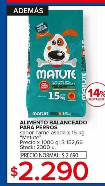 Carrefour Maxi Alimento balanceado para perros oferta