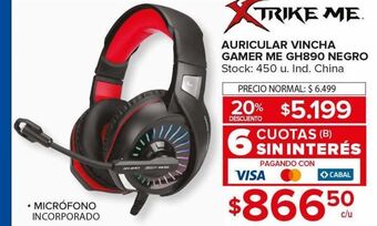 Carrefour Maxi Auriculares vincha oferta