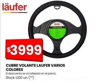 Changomas Cubre volante laufer varios colores oferta