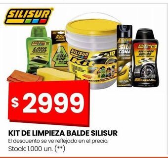 Changomas Kit de limpieza balde silisur oferta