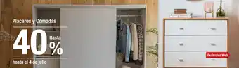 Easy 40% Placares y Cómodas oferta