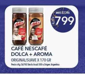 Disco Café nescafé dolca + aroma oferta