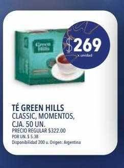 Supermercados Vea Té green hills oferta