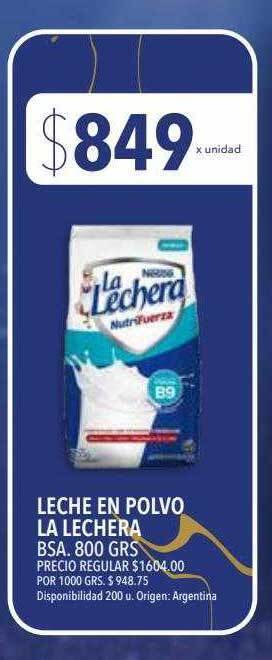 Supermercados Vea Leche en polvo la lechera oferta
