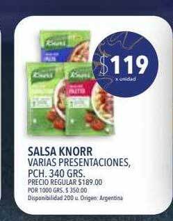 Supermercados Vea Salsa knorr oferta