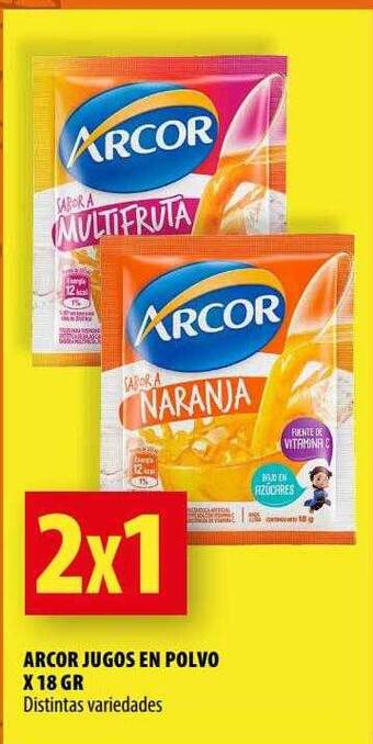 Punto Mayorista Arcor jugos en polvo oferta