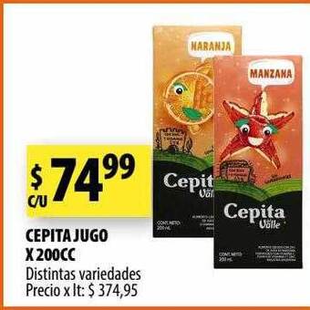Punto Mayorista Cepita jugo oferta