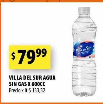 Punto Mayorista Villa del sur agua sin gas oferta