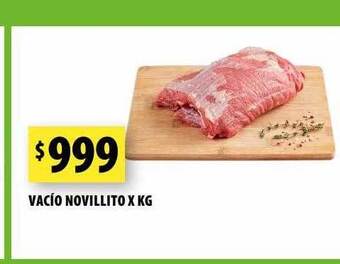 Punto Mayorista Vacio novillito x kg oferta