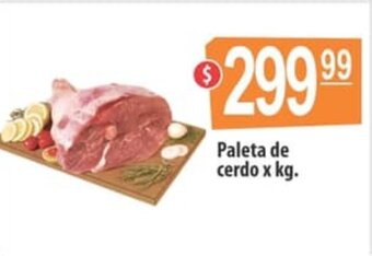 Autoservicio Capo Paleta de Cerdo x kg oferta