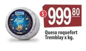 Autoservicio Capo Tremblay Queso roquefort x kg oferta