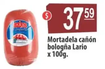 Autoservicio Capo Lario Mortadela Cañon bologña x 100g oferta