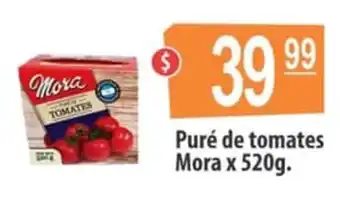 Autoservicio Capo Mora Puré de tomates x 520 g oferta