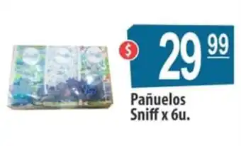 Autoservicio Capo Sniff Pañuelos x 6u oferta