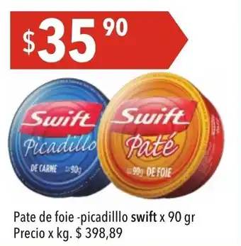 Hergo Swift Pate de foie-picadillo x 90gr oferta