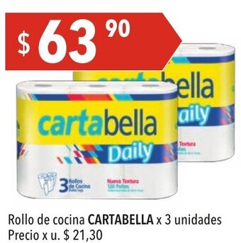 Hergo Cartabella Rollo de cocina x 3 unidades oferta