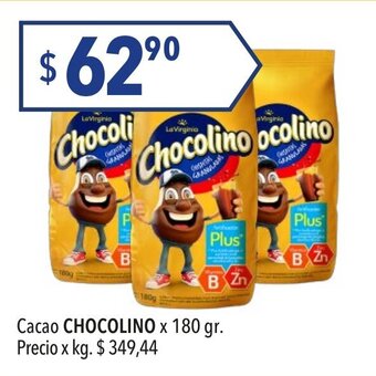 Hergo Chocolino Cacao x 180gr oferta