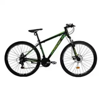 Frávega Bicicleta mountain bike cuadro aluminio rodado 29” nordic x3 negro/verde oferta