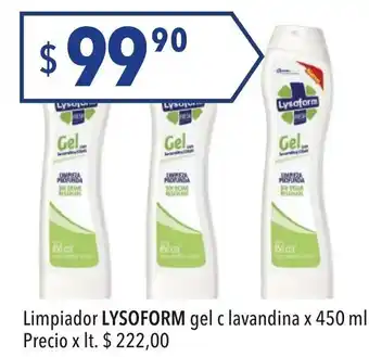 Hergo Lysoform Gel c Lavandina Limpiador x 450ml oferta