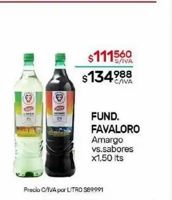 Nini Mayorista Fund favaloro amargo oferta