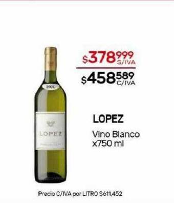 Nini Mayorista Lopez vino blanco oferta