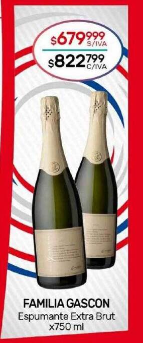 Nini Mayorista Familia gascon espumante extra brut oferta
