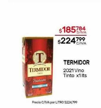 Nini Mayorista Termidor 2021 vino tinto oferta