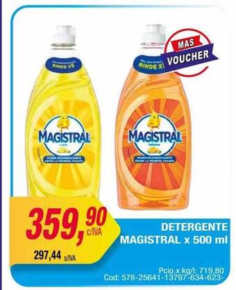 Maxiconsumo Detergente magistral x 500 ml oferta
