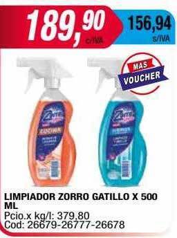 Maxiconsumo Limpiador zorro gatillo x 500 ml oferta