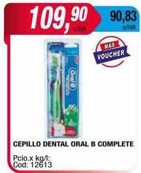 Maxiconsumo Cepillo dental oral b complete oferta