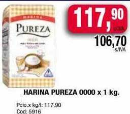 Maxiconsumo Harina pureza 0000 x 1 kg oferta
