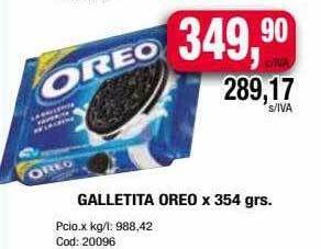 Maxiconsumo Galletita oreo x 354 grs oferta