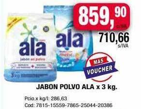 Maxiconsumo Jabon polvo ala x 3 kg oferta