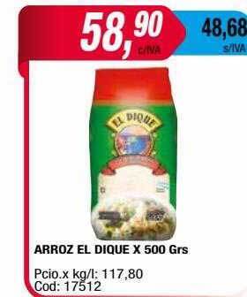 Maxiconsumo Arroz el dique x 500 grs oferta