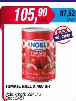 Maxiconsumo Tomate noel x 400 gr oferta