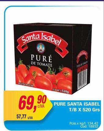 Maxiconsumo Pure santa isabel t-b x 520 grs oferta