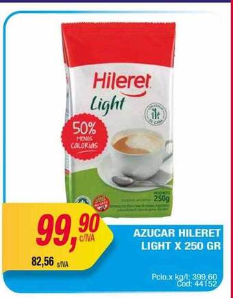 Maxiconsumo Azucar hileret light x 250 gr oferta
