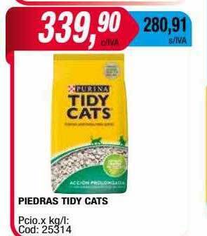 Maxiconsumo Piedras tidy cats oferta